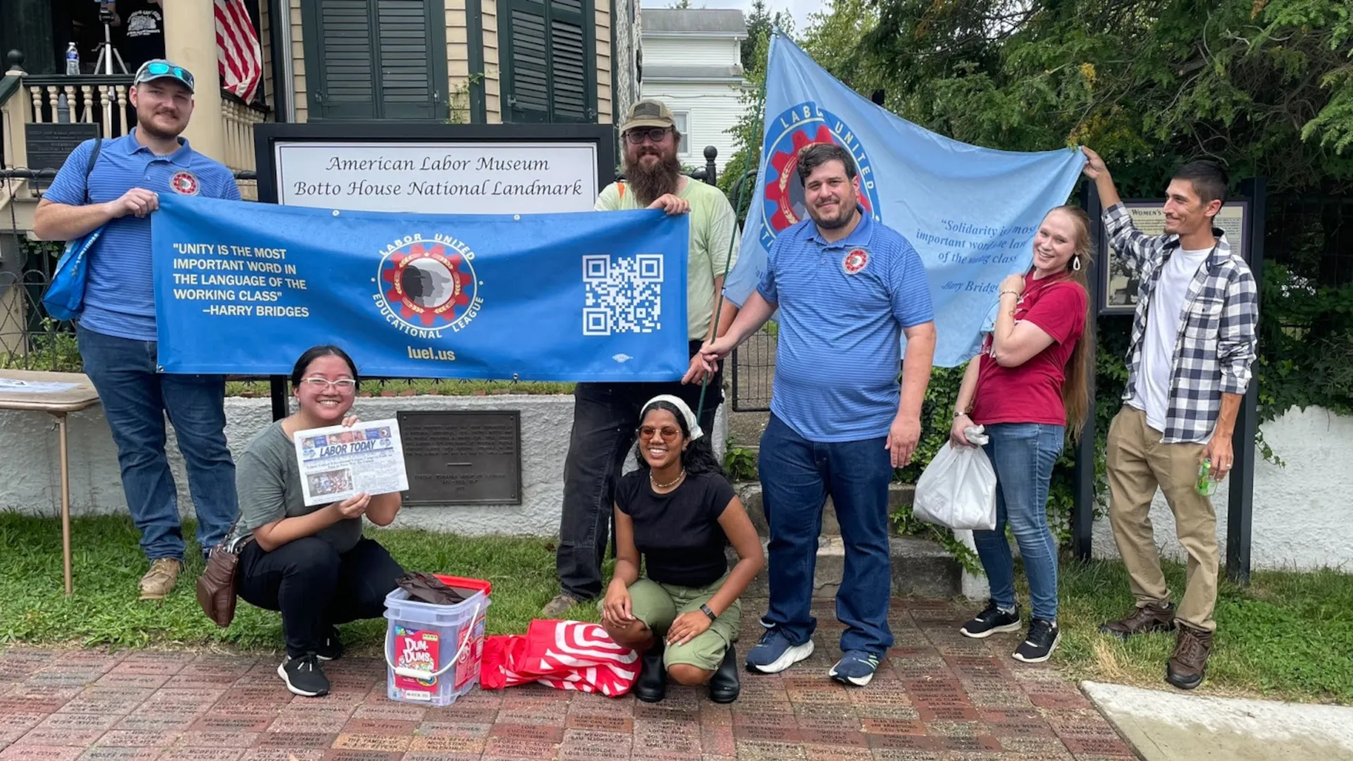 LUEL Mid-Atlantic Chapter Honors Labor Day at the American Labor Museum in Haledon, NJ